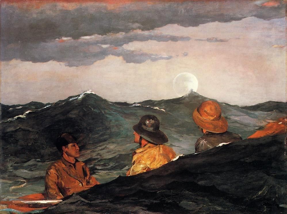 Winslow Homer Kissing the Moon